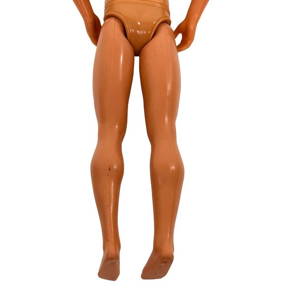 Ken Doll 1968 Mattel Mexico Brown Plastic Hair Blue Eyes Swivel Waist - Picture 10 of 15